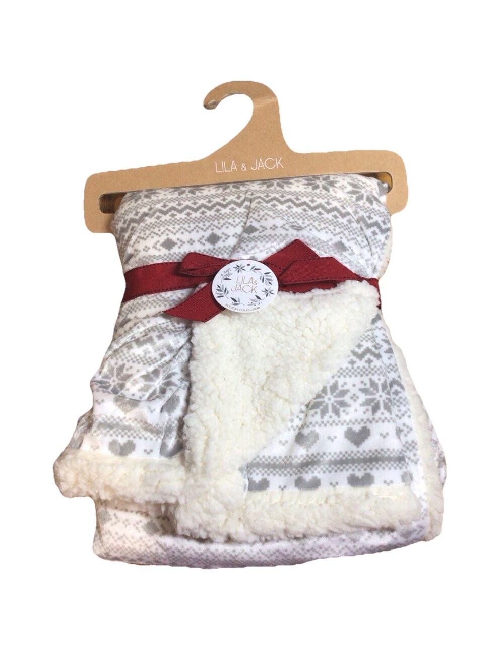 Lila & Jack Baby Blanket